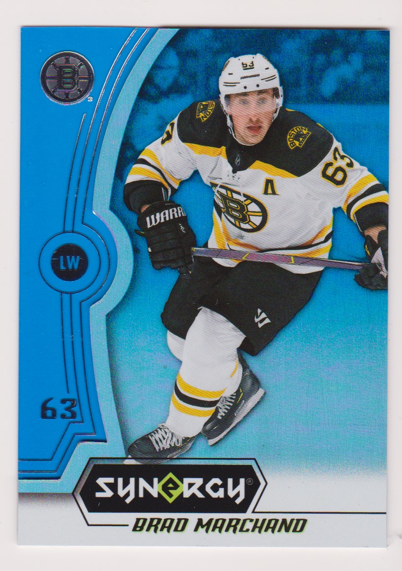 2018-19 Synergy Blue #6 Brad Marchand (image for) 2018-19 Synergy Blue #6 Brad Marchand